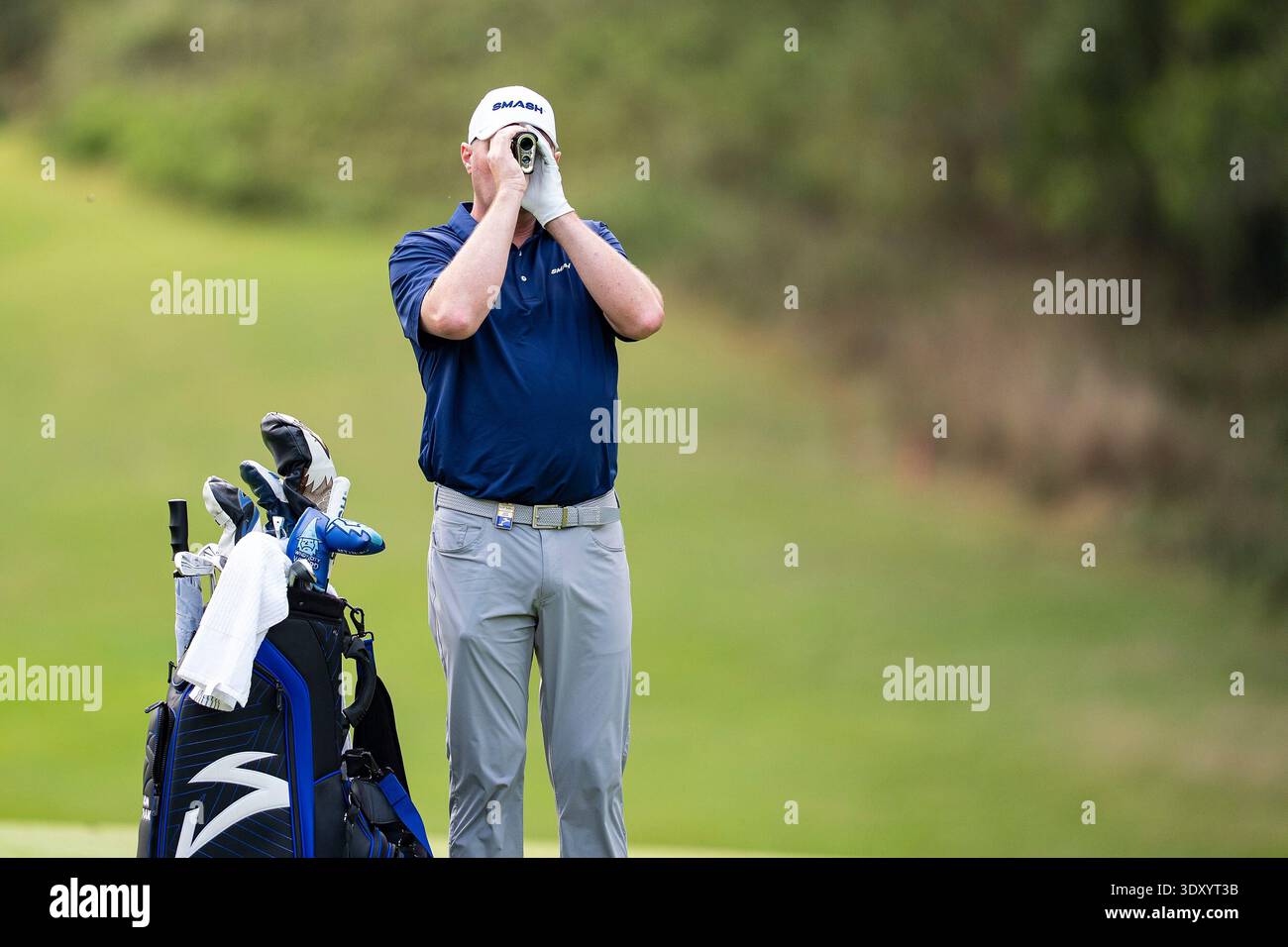 Jason Kokrak of Smash GC looks on during the first round of HSBC LIV ...