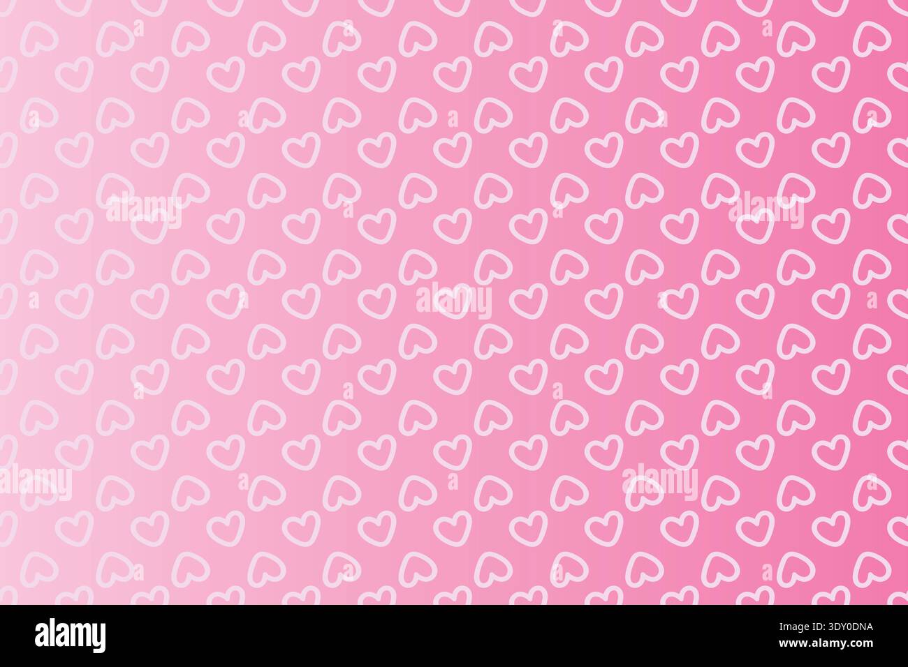 Pink Gradient Heart Pattern Background Stock Vector