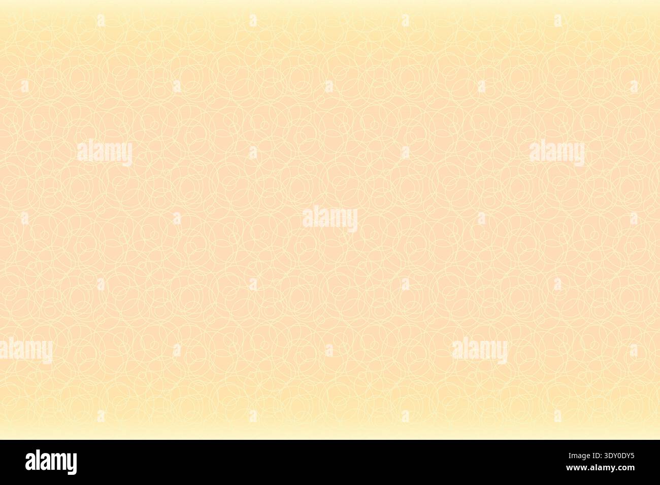 Peach Yellow Gradient Circle Line Pattern Background Stock Vector