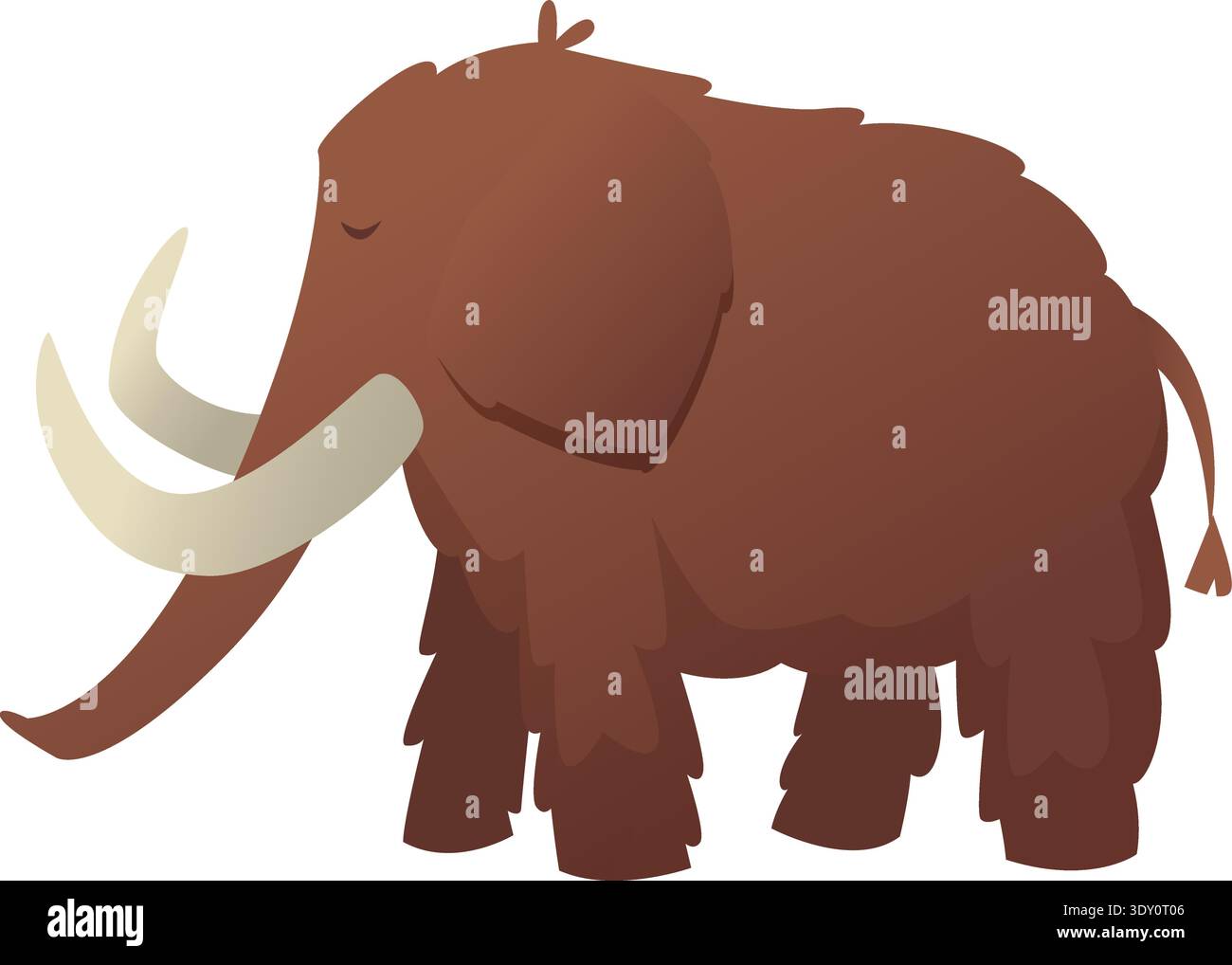 Mammoth icon. Ancient animal. Extinct fauna symbol Stock Vector Image ...