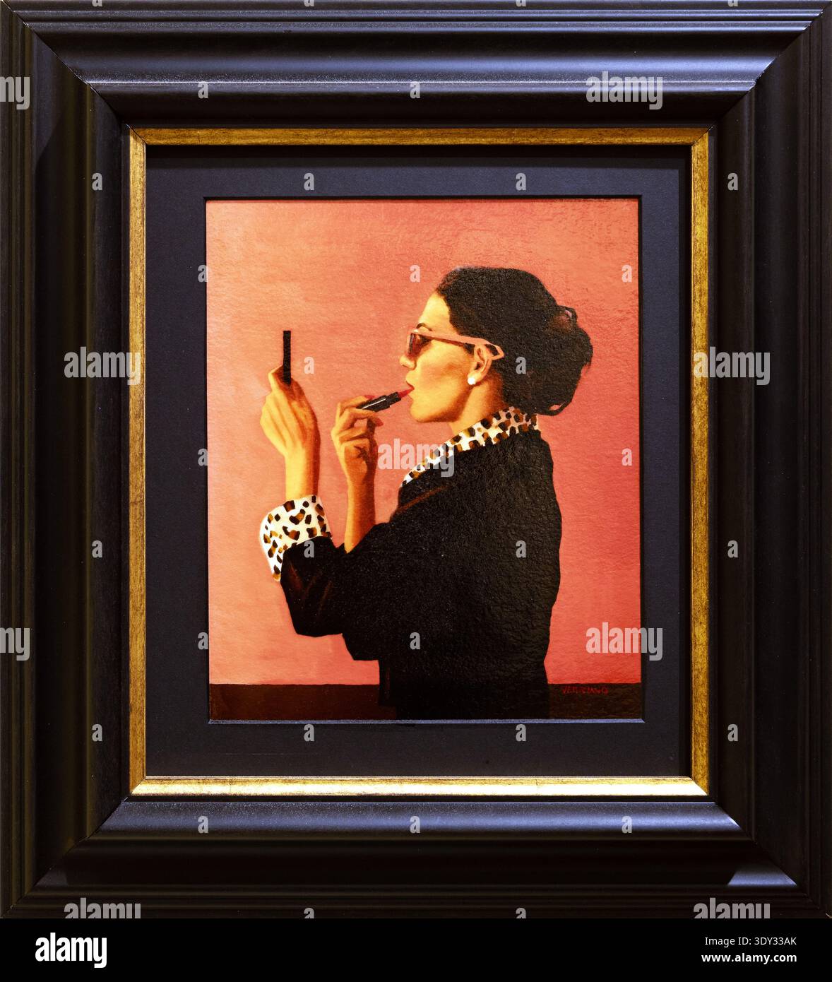 Painting 'Diva' by Jack Vettriano Stock Photo