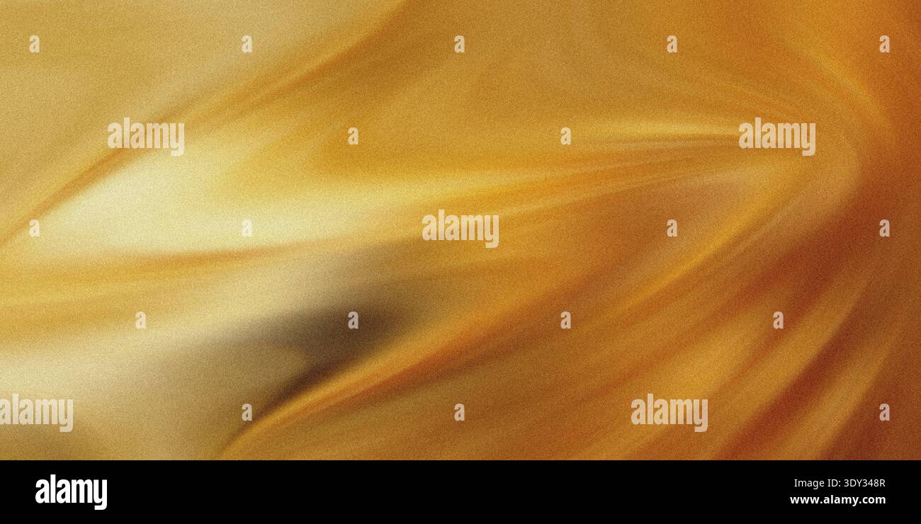 Abstract golden texture with swirling patterns and subtle light reflections, evoking a sense of luxury and movement Stock Photo