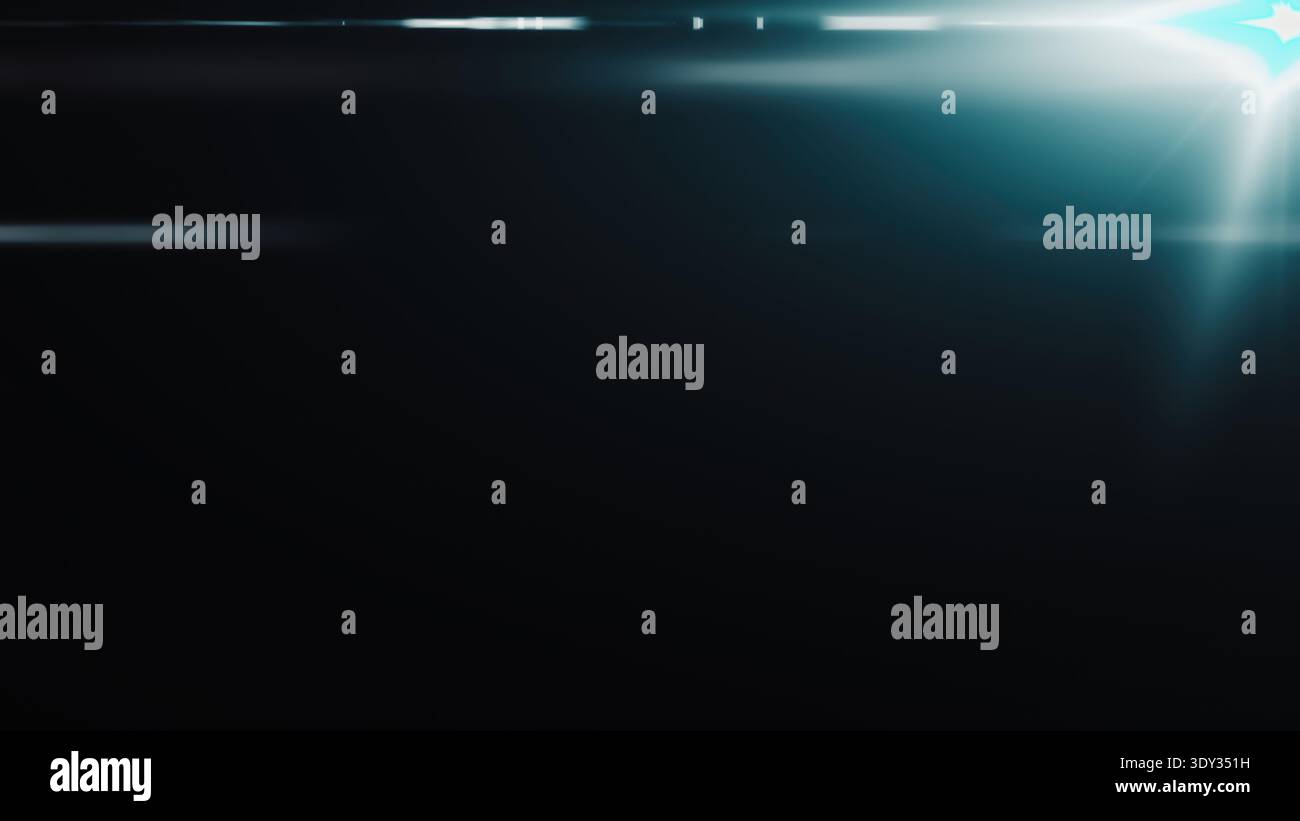 Abstract light flare with soft blue and black gradient background Stock ...