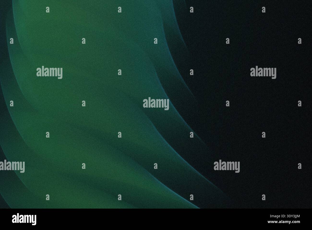 Gradient Teal and Black Abstract Waves Stock Photo
