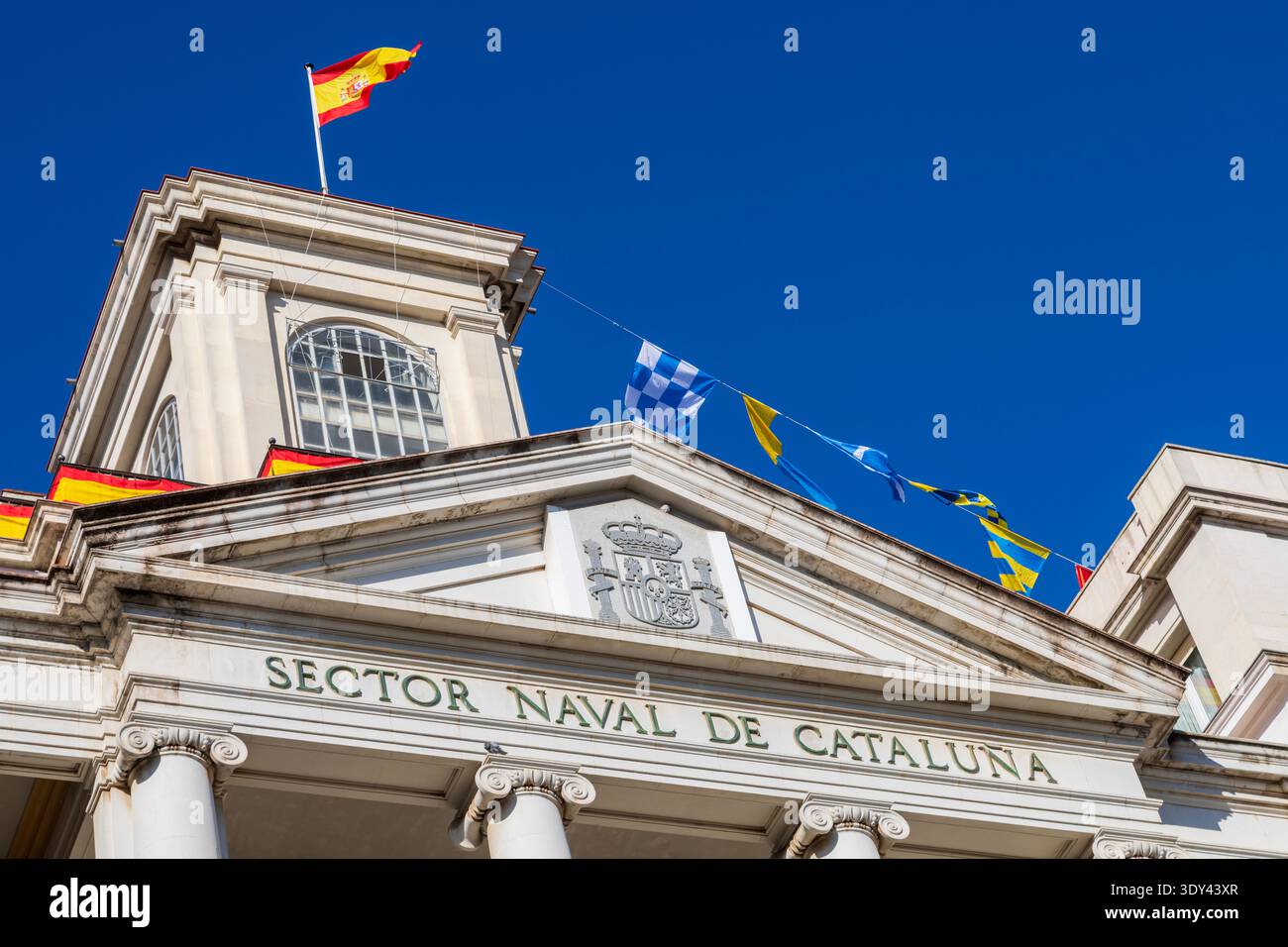 Navy Headquarters, Barcelona,Catalonia,Spain,Europe Stock Photo