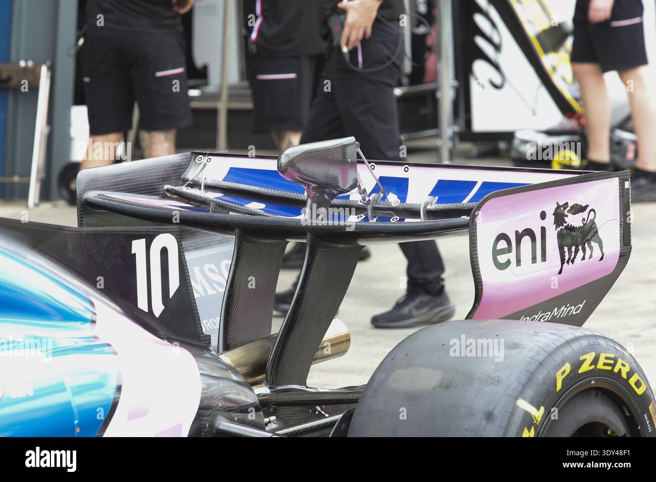 Alpine F1 Team A526, mechanical detail, rear wing during the Formula 1 ...
