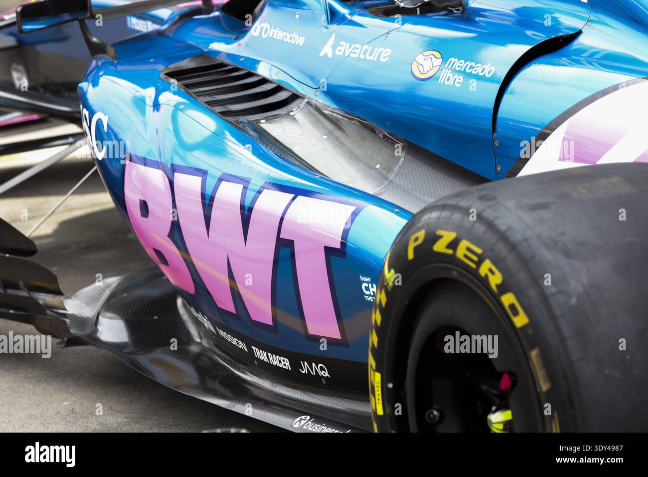 Alpine F1 Team A526, mechanical detail, engine cover during the Formula ...
