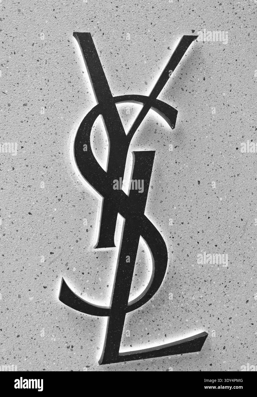 Yves saint laurent logo hi-res stock photography and images - Alamy