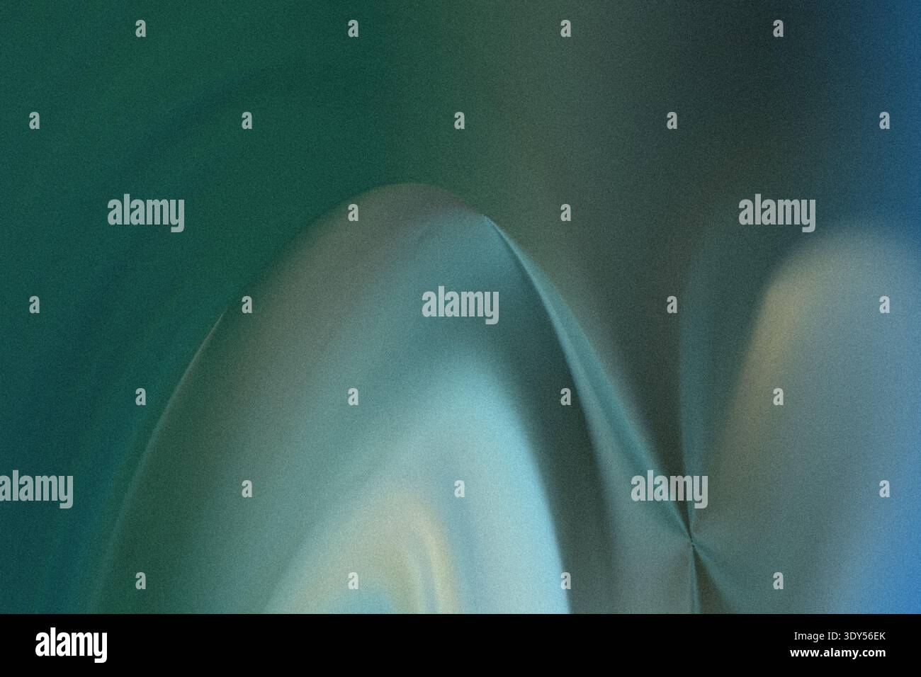 Abstract teal and white gradient background with blurred textures and soft lighting creating a calming effect Stock Photo