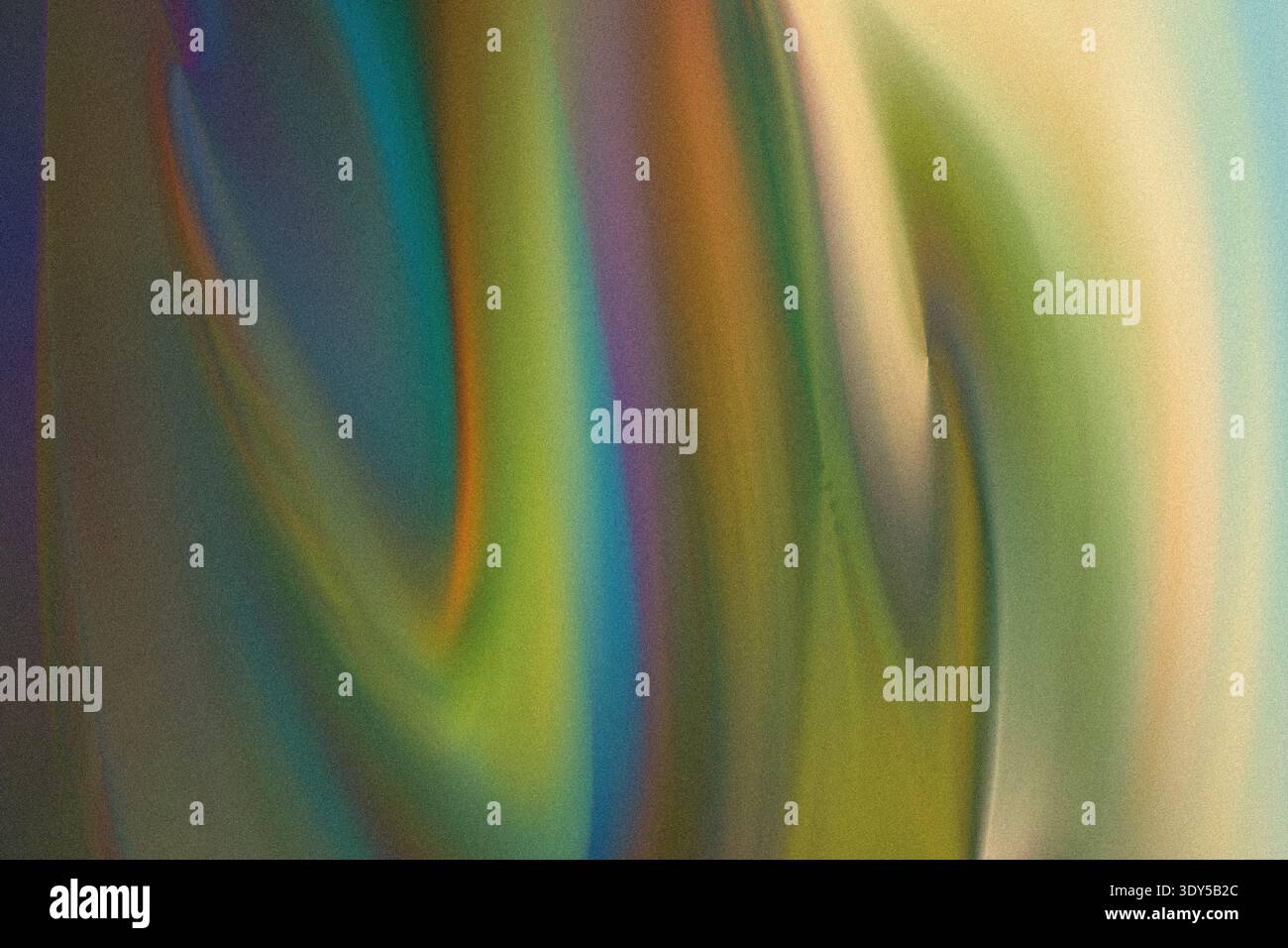 Abstract iridescent surface with blurred motion creating a dynamic and colorful light display effect Stock Photo