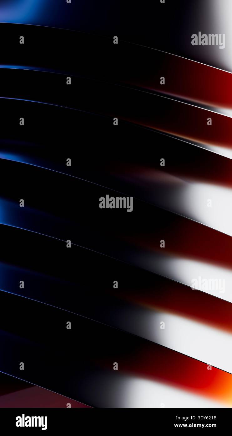 Abstract wavy lines creating modern background pattern Stock Photo