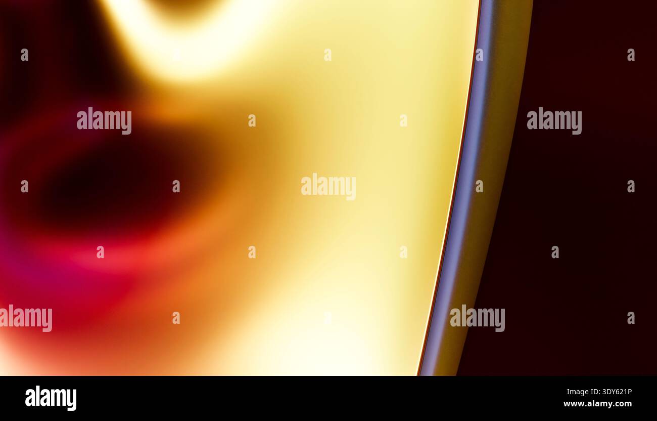 Abstract flowing light with colorful gradient background Stock Photo