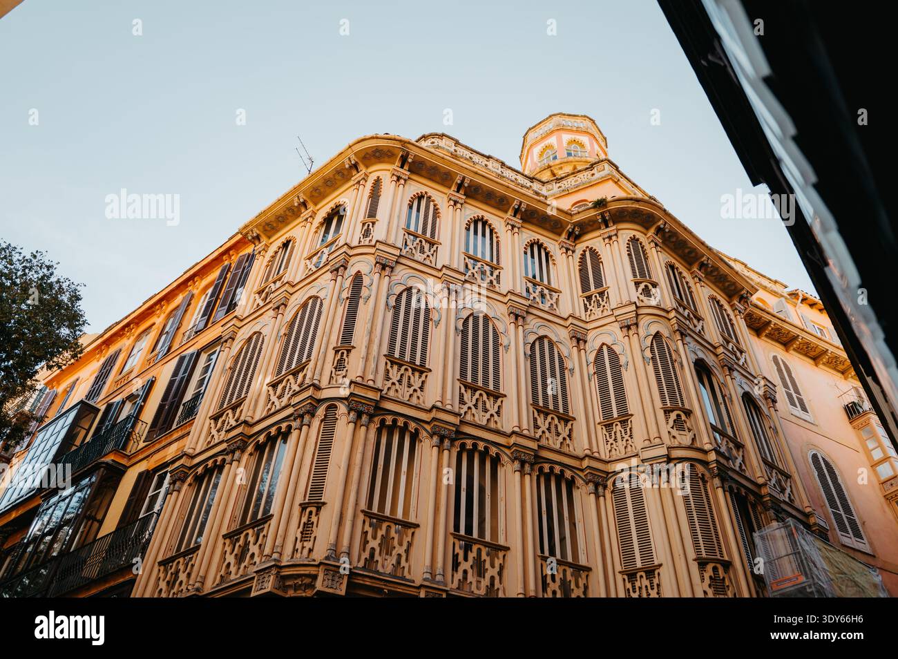 Majorca Building Elegant Historic Building in Palma de Mallorca Stock Photo - Alamy