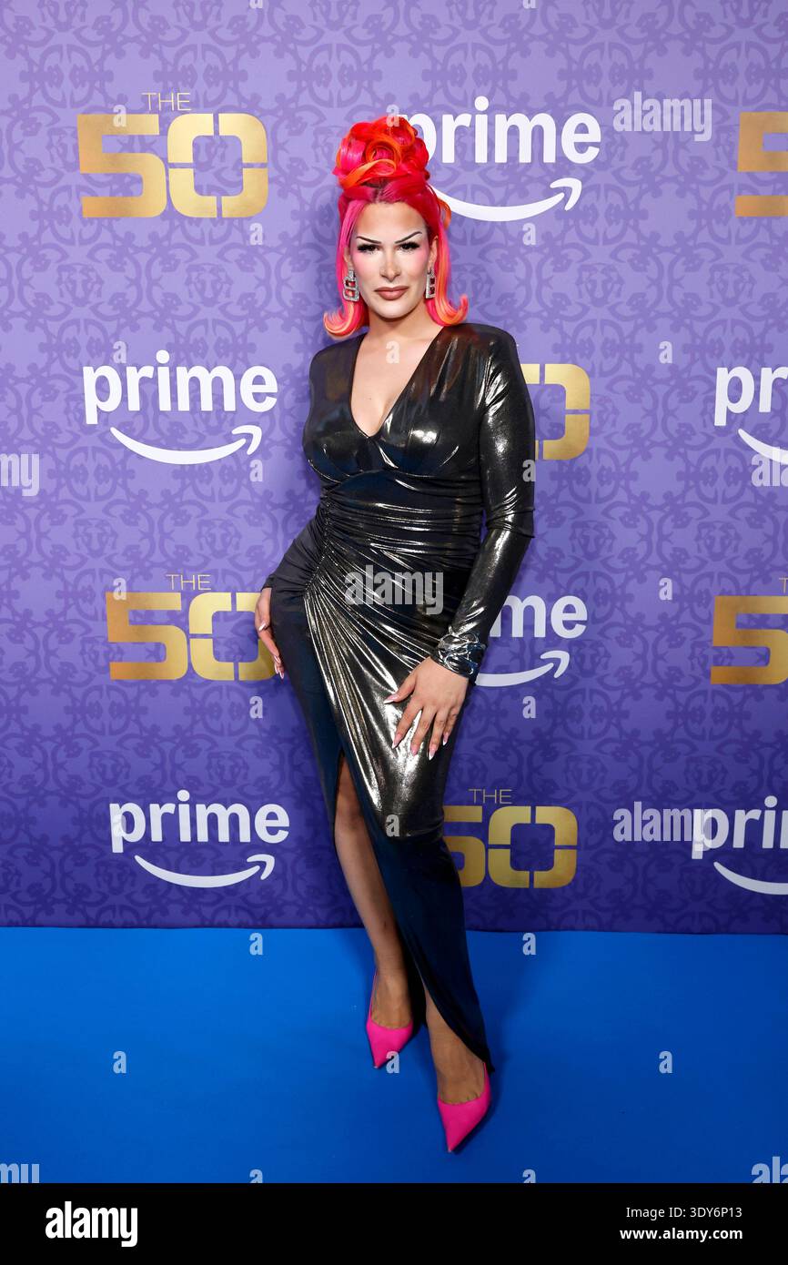 TV-Star Raffaela Zollo Raffa Plastic / Raffas Plastic Life bei der Premiere  der 3. Staffel der Amazon Prime Video Reality-Show The 50 im Cinedom. Köln,  05.03.2026 NRW Deutschland *** TV star Raffaela