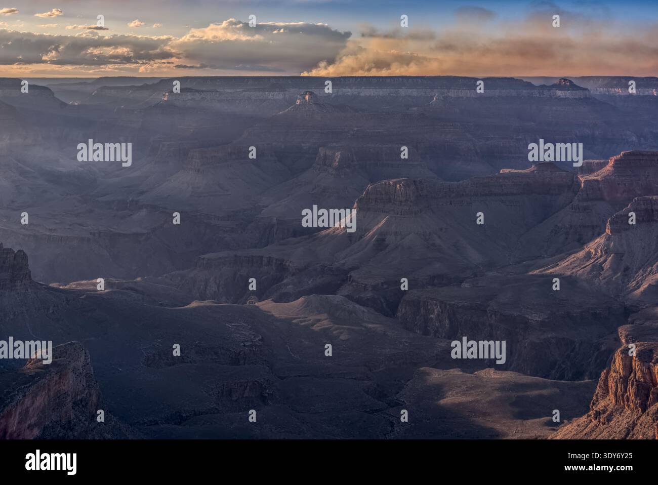 Arizona Rises Smoke rises from Dragon Bravo wildfire near North Rim of Grand Canyon ...