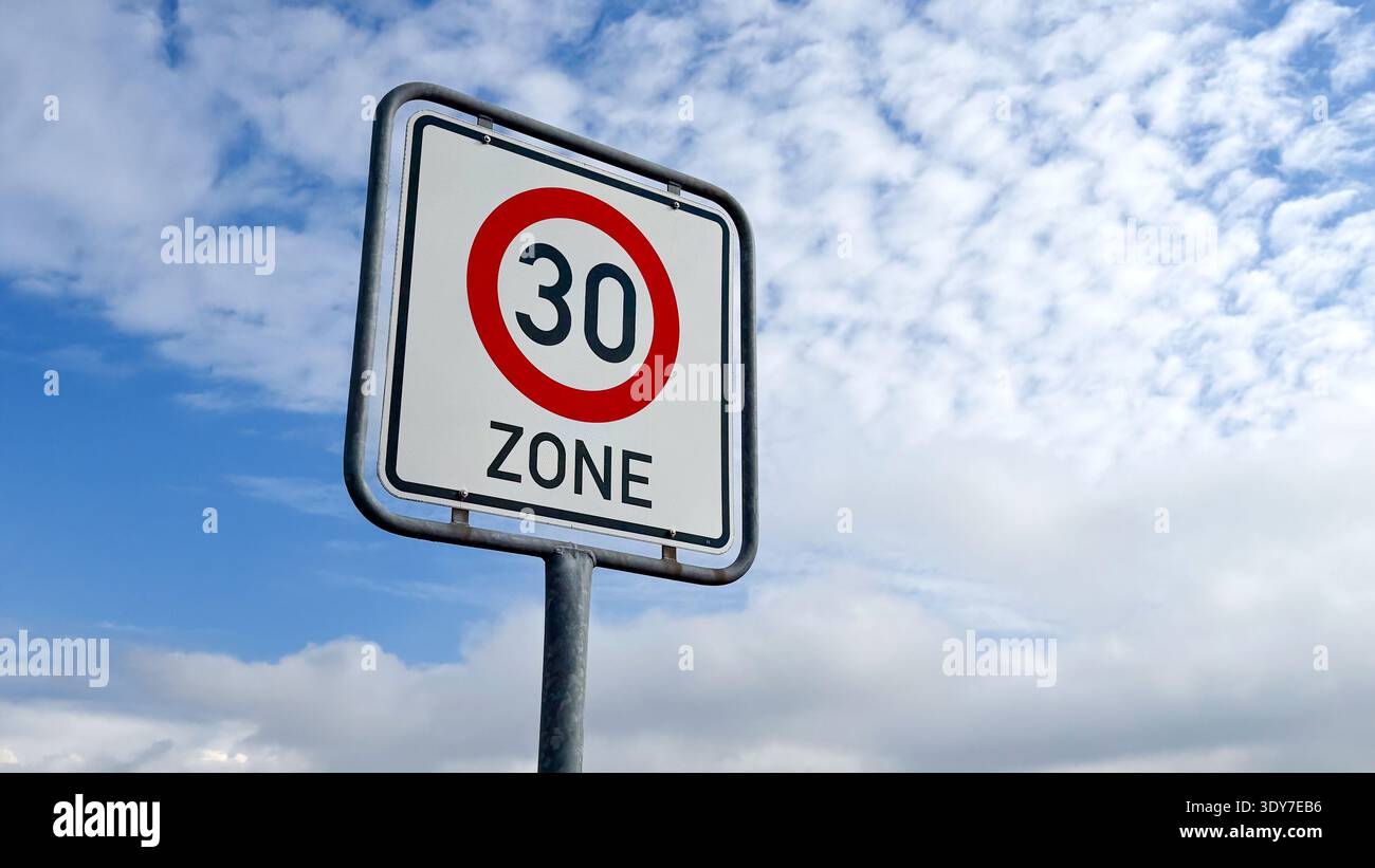 Road speed limit sign white background hi-res stock photography and ...
