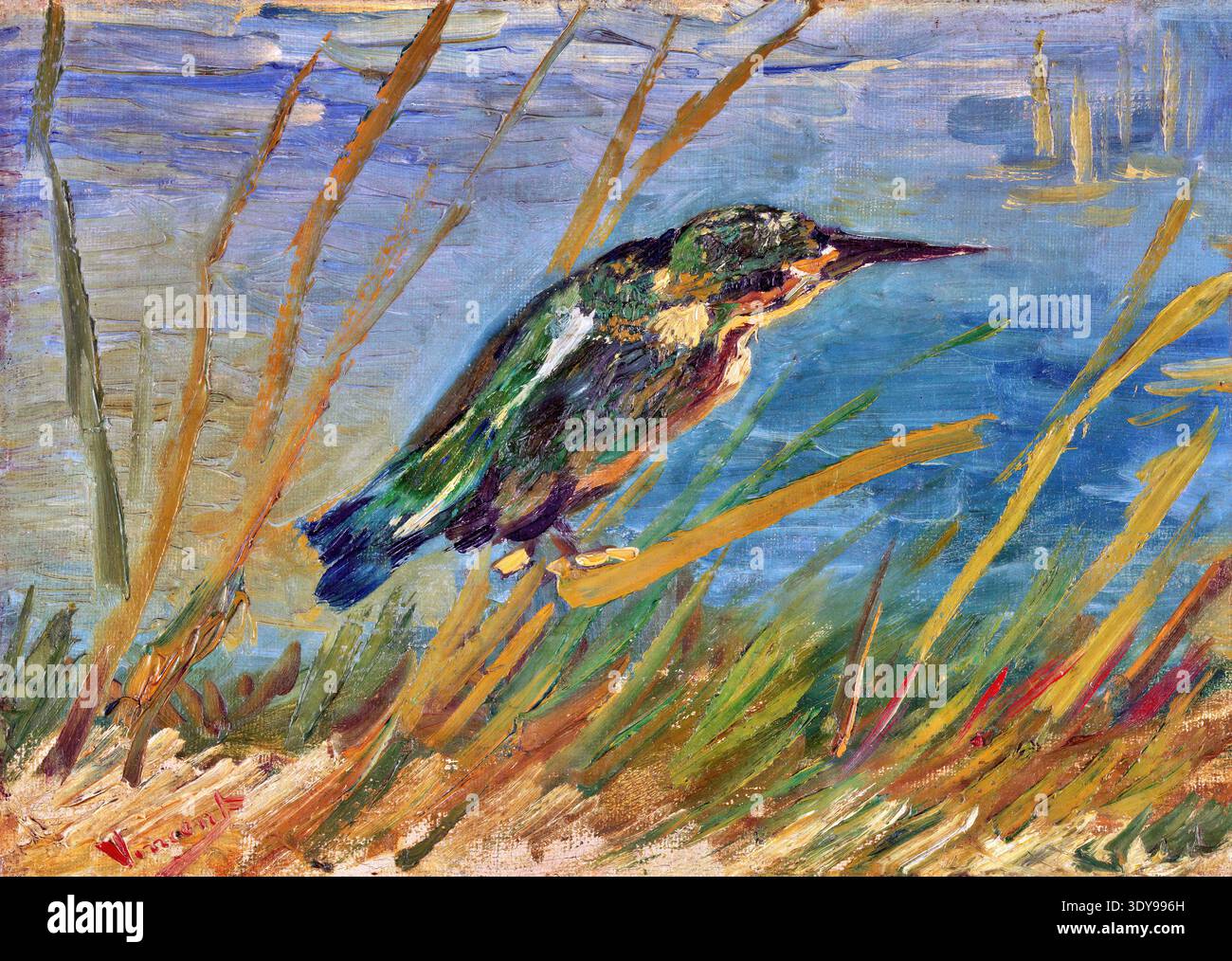 Kingfisher by the Waterside, 1887, Vincent van Gogh, Post