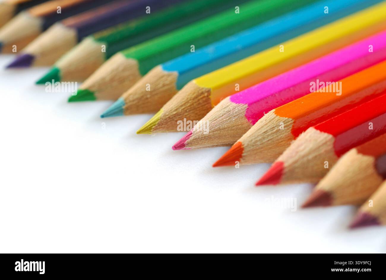Colored pencils Stock Photo