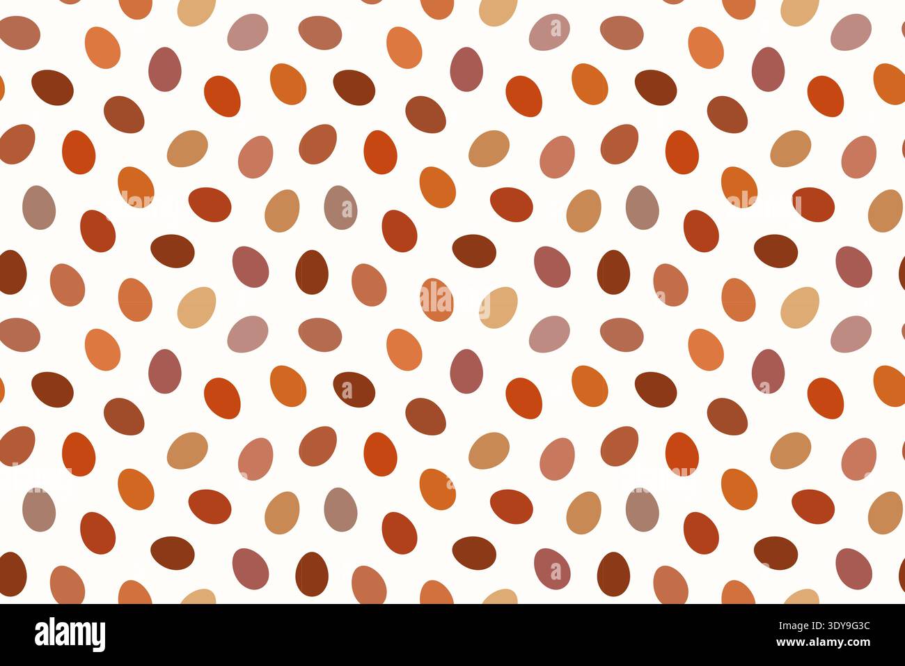 Chocolate eggs seamless vector pattern, simple background for packaging graphic design, banners and cards Stock Vector