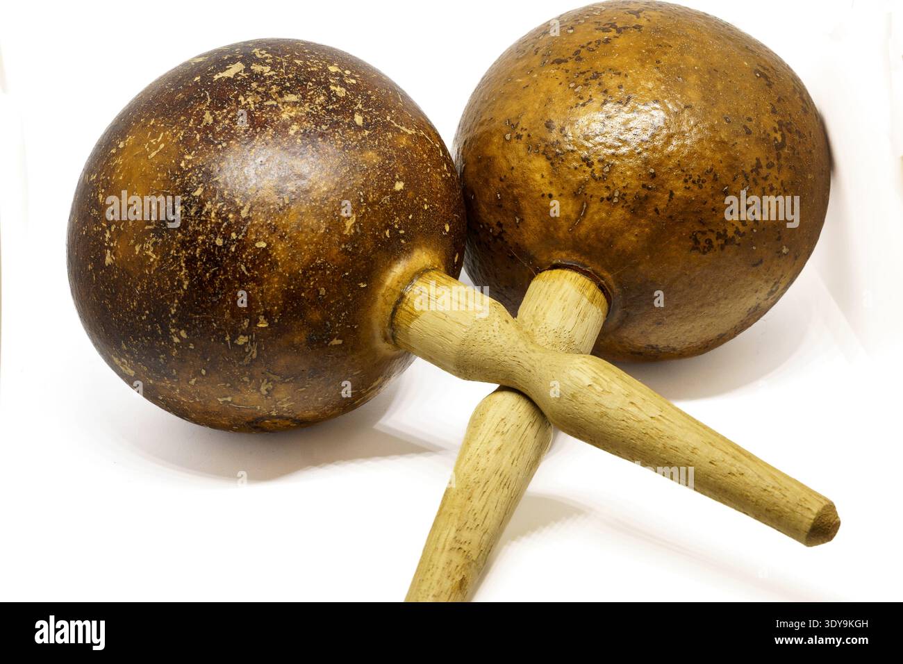 Maracas isolated on white background Stock Photo