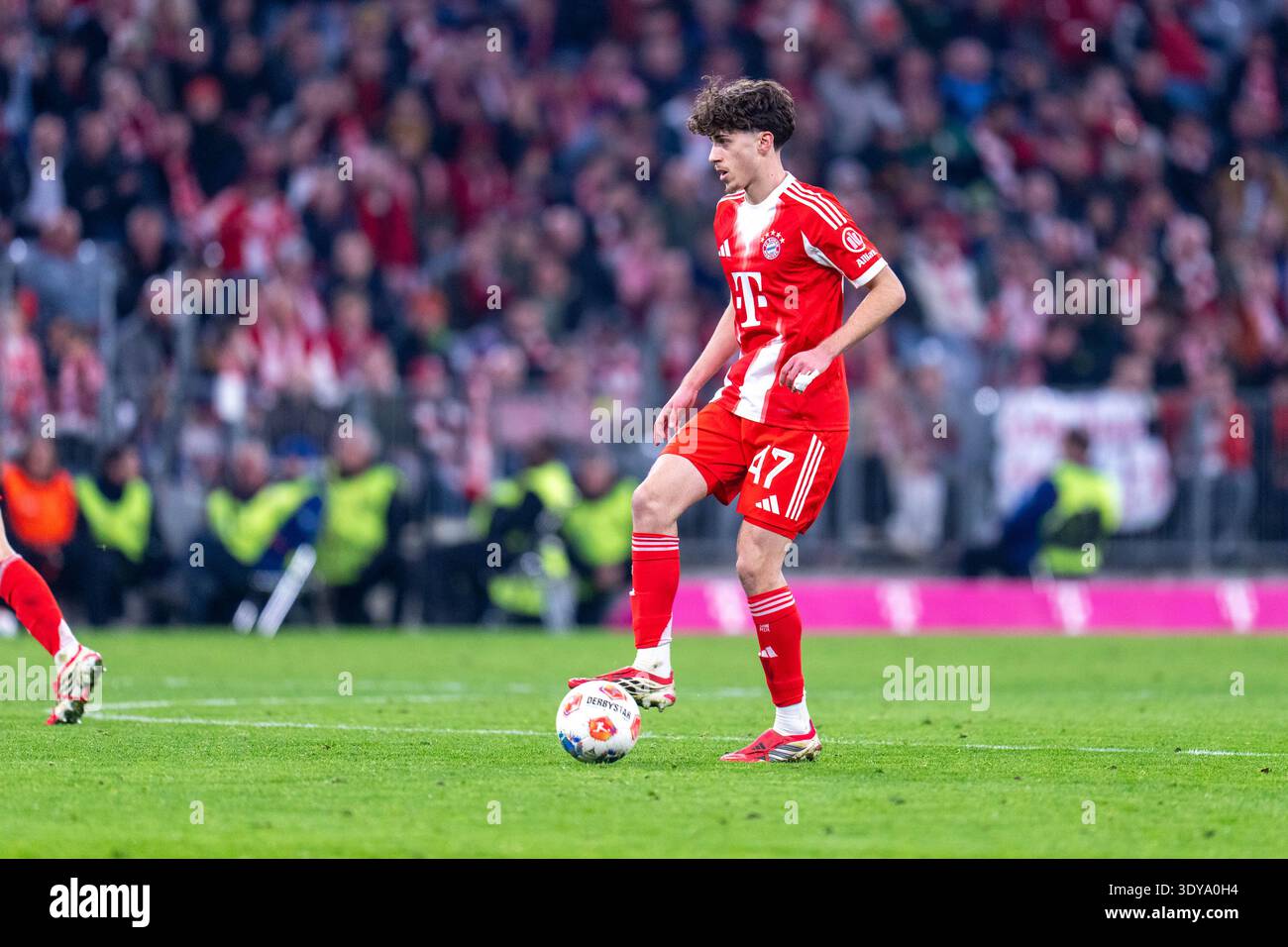 Carte Autographe David Santos Daiber - Bayern Munich, Signée, Originale 2025