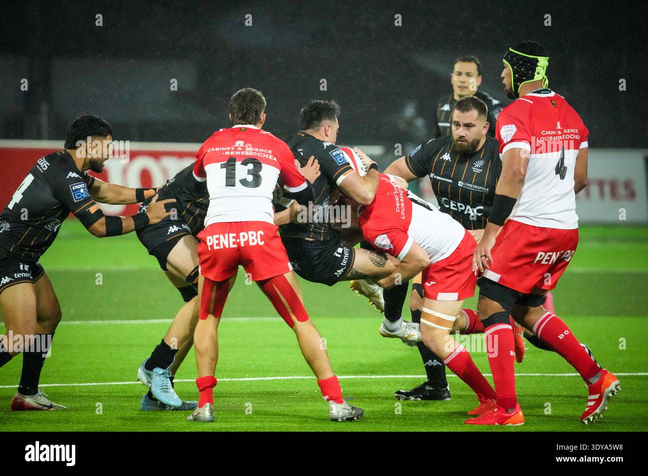 Pierre LUCAS of Provence Rugby during the Pro D2 match between Biarritz ...
