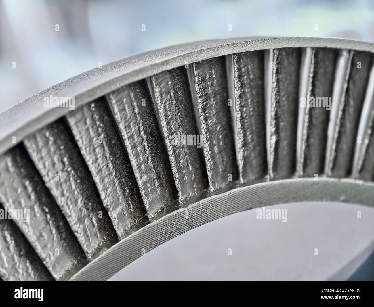 Additive manufacturing processes showcase intricate metal components ...