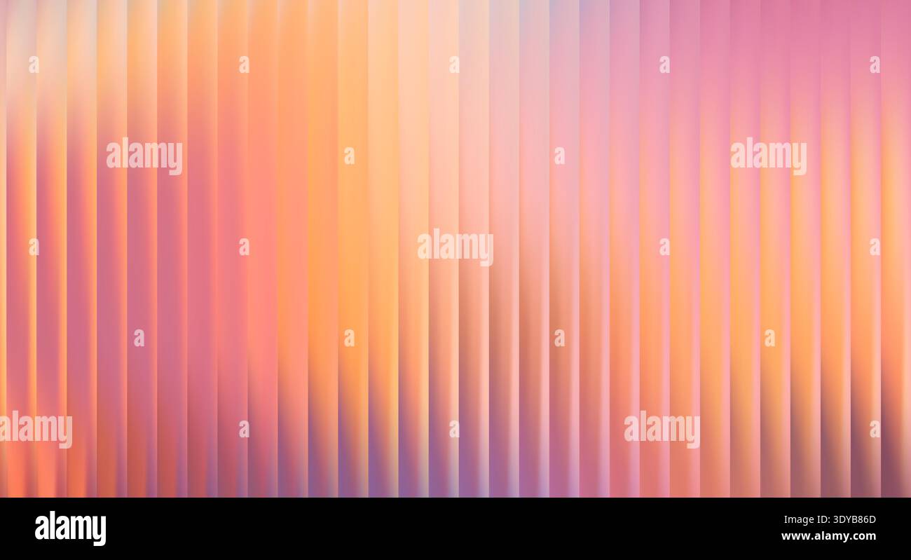 Vector Blurred holographic gradient background. Ribbed glass texture. Stock Vector
