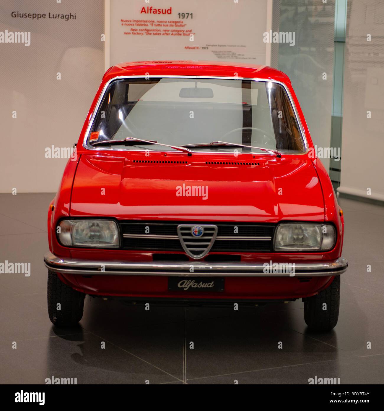 Alfa Romeo Alfasud at Alfa Romeo Museum in Milan, Italy Stock Photo - Alamy