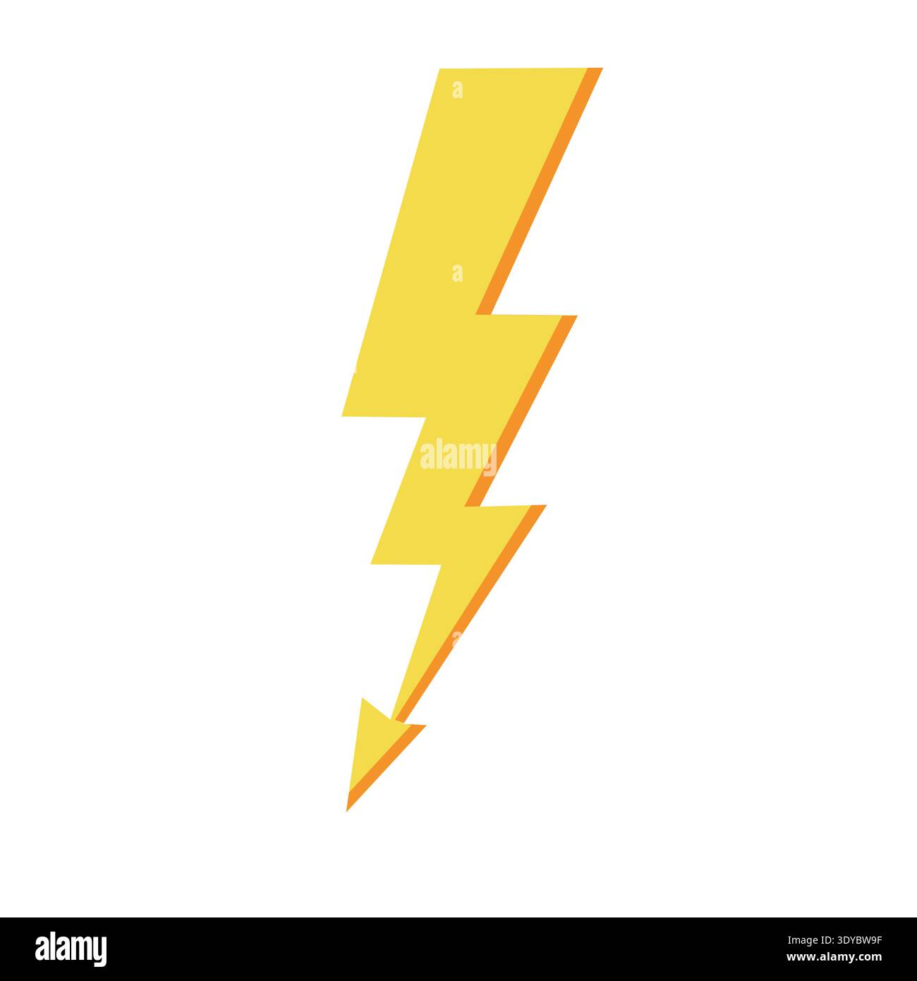 Cartoon lightning bolt cloud hi-res stock photography and images - Alamy