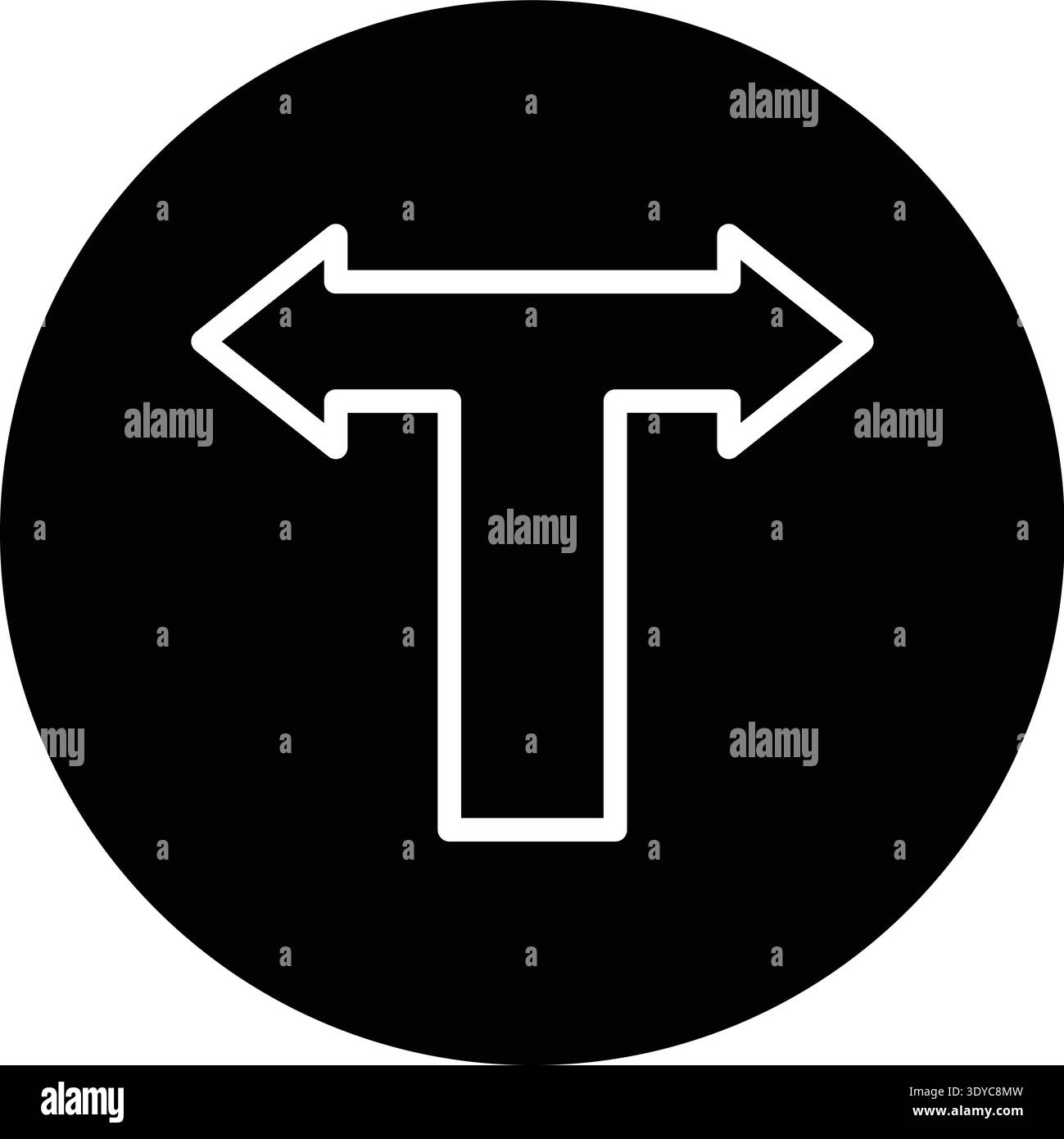 Split Vector Icon Design Illustration Stock Vector