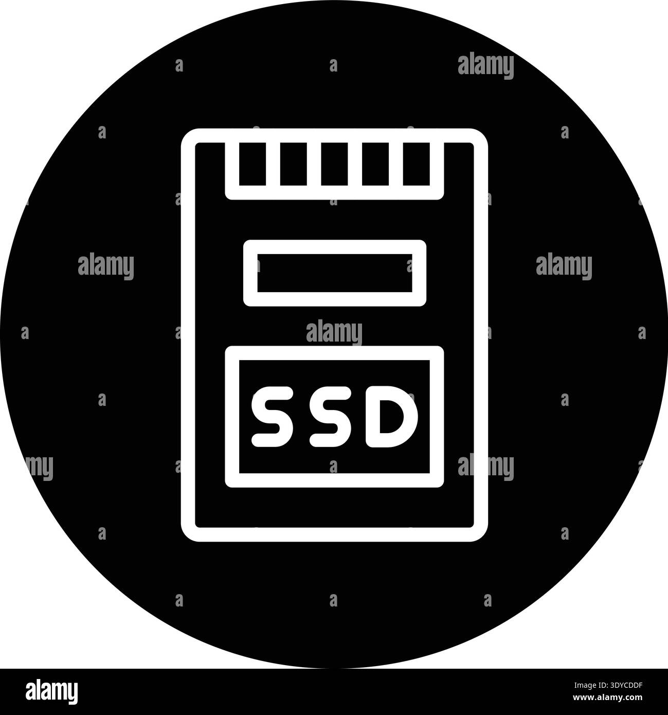 Ssd Vector Icon Design Illustration Stock Vector