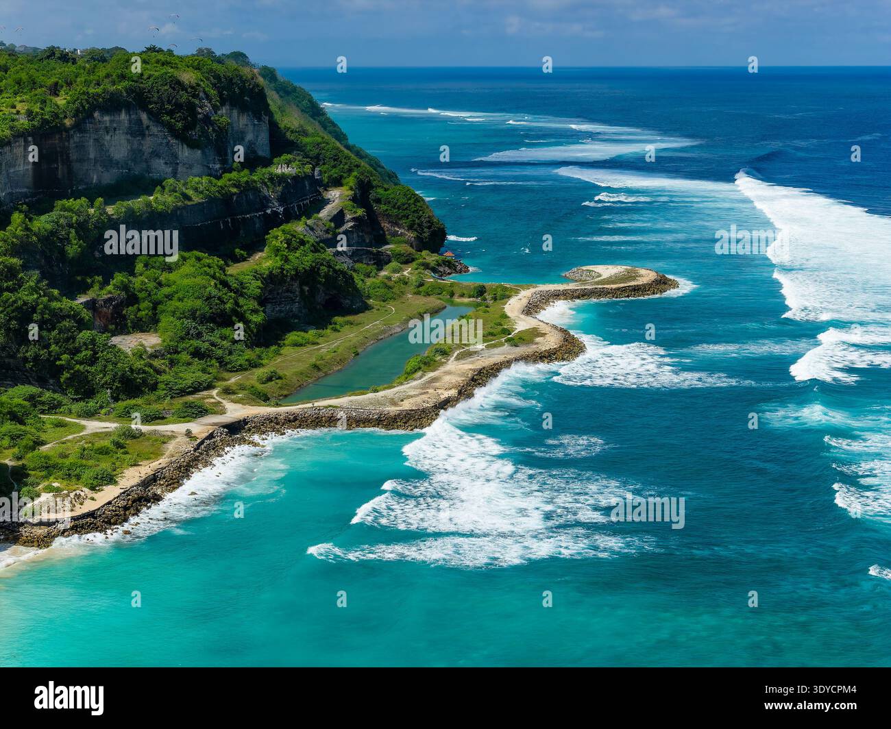 Aerial view lush green limestone hi-res stock photography and images ...