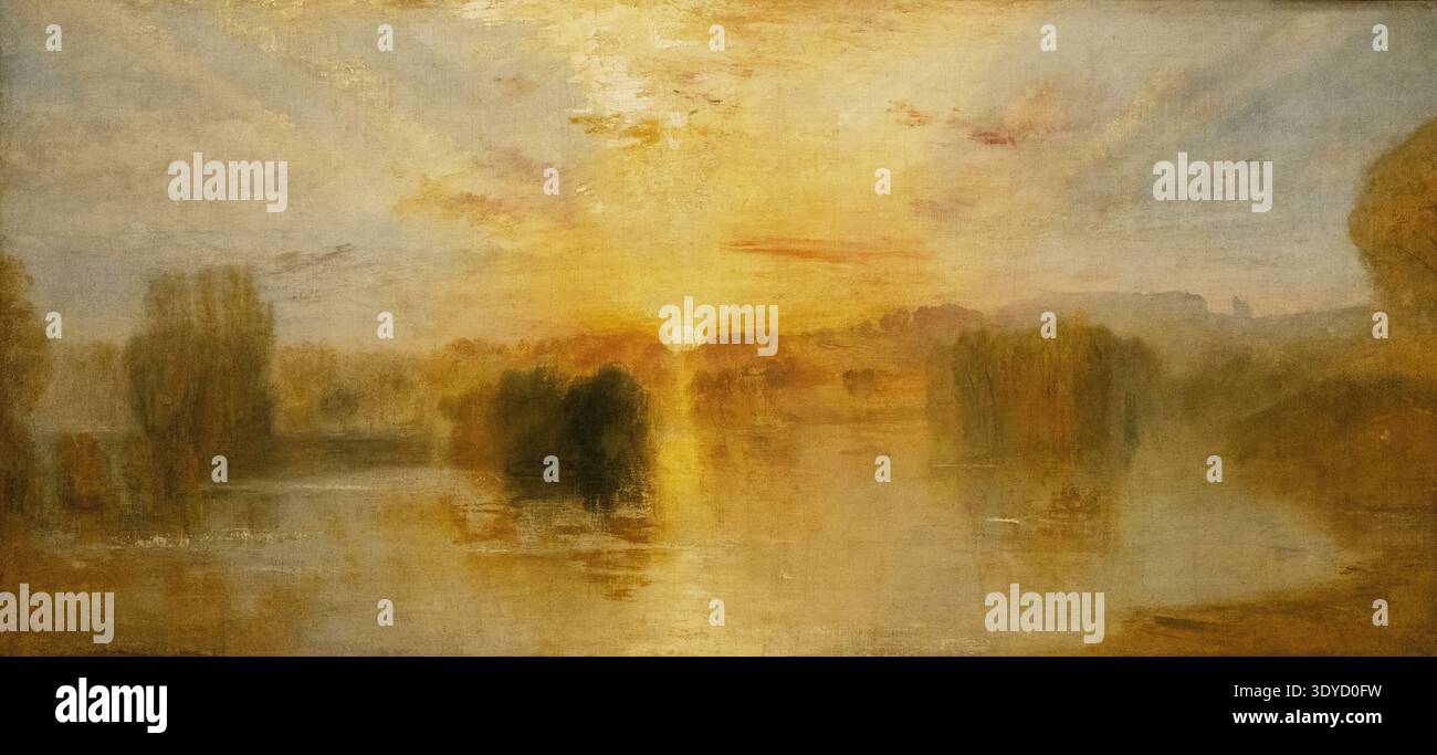 Joseph mallord william turner sunset hi-res stock photography and