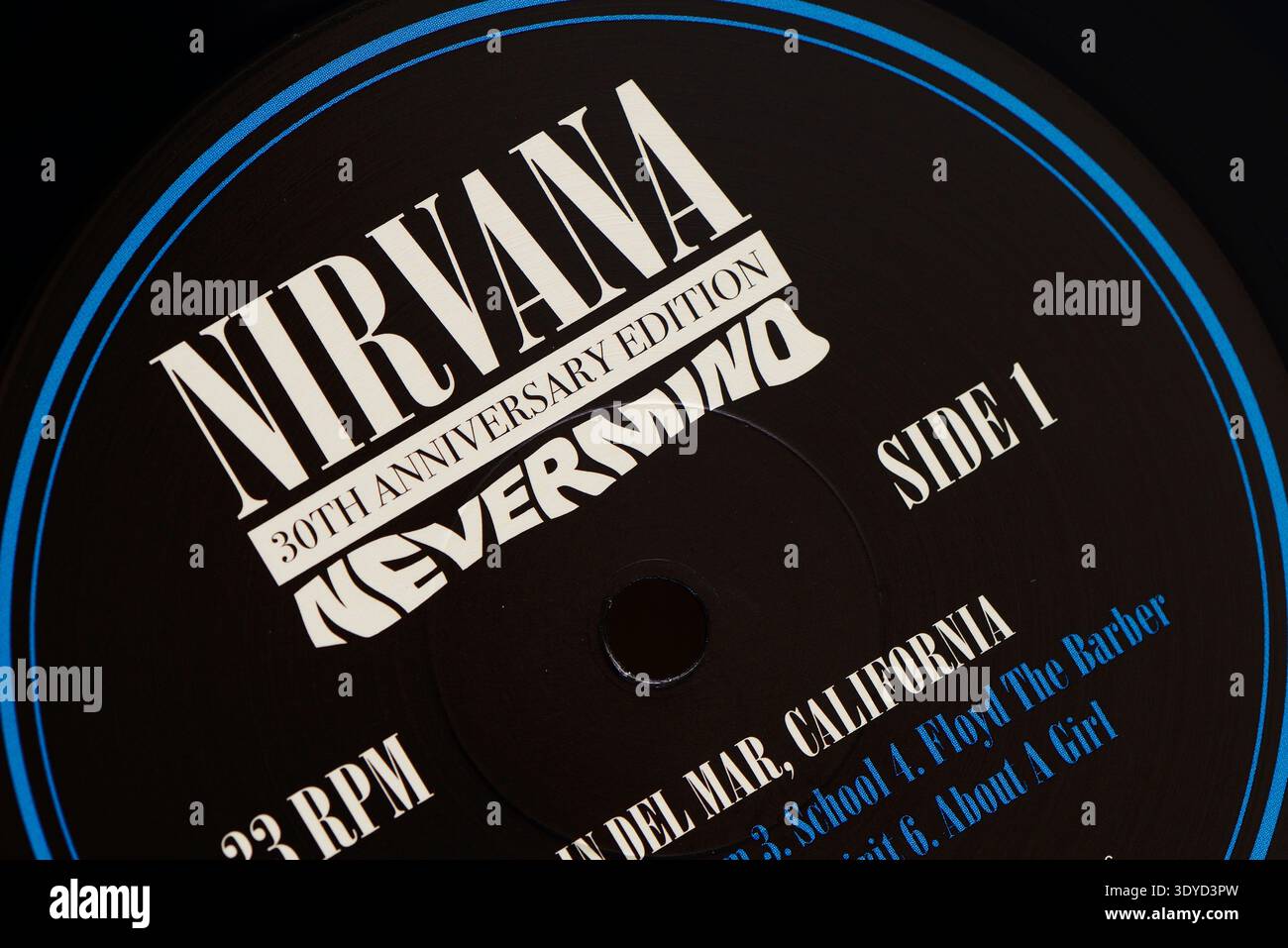 Record Label. Nirvana, Nevermind, 30th Anniversary Edition, Geffen 