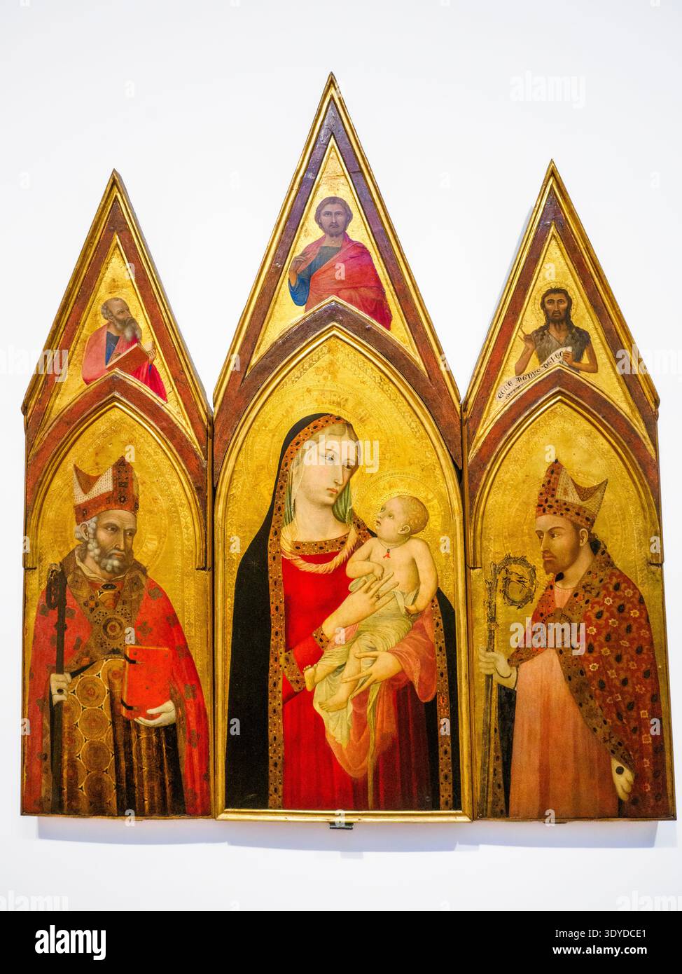 Madonna and child with st john the baptist hi-res stock photography and ...