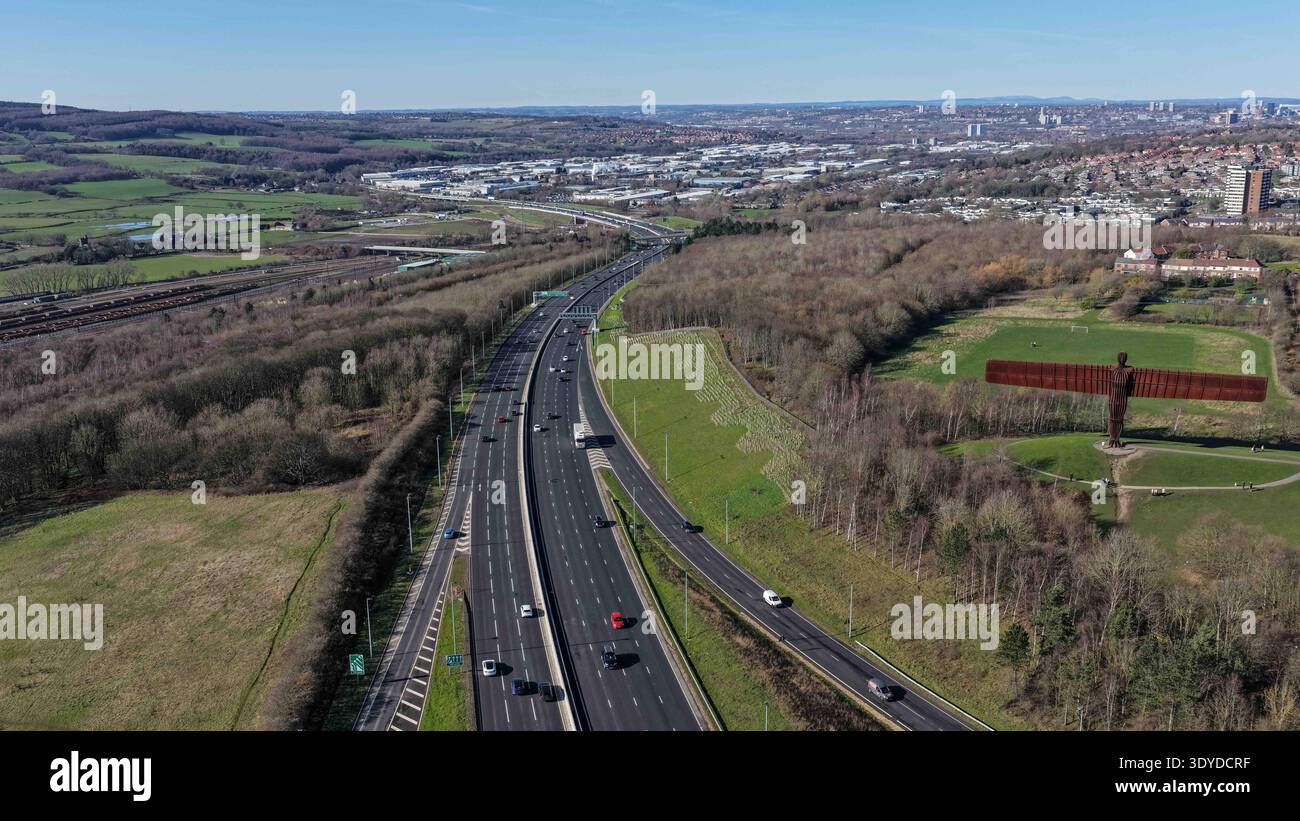 A1 motorway newcastle hi-res stock photography and images - Alamy