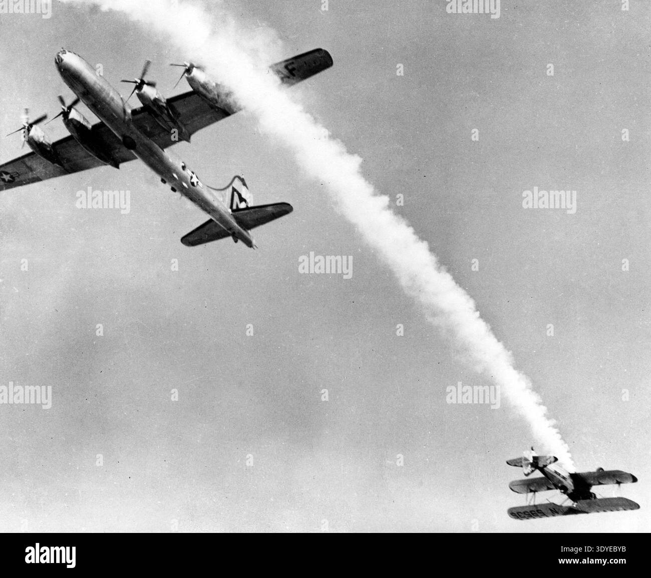 Bill Crouch captured this dramatic moment in 1949, showing a near ...
