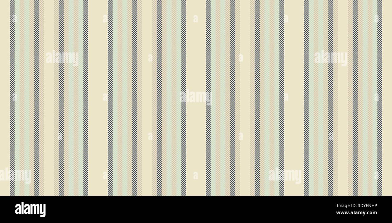 Form fabric lines background, comfort stripe vertical textile. Saisley pattern seamless texture vector in light and blue colors palette. Stock Vector