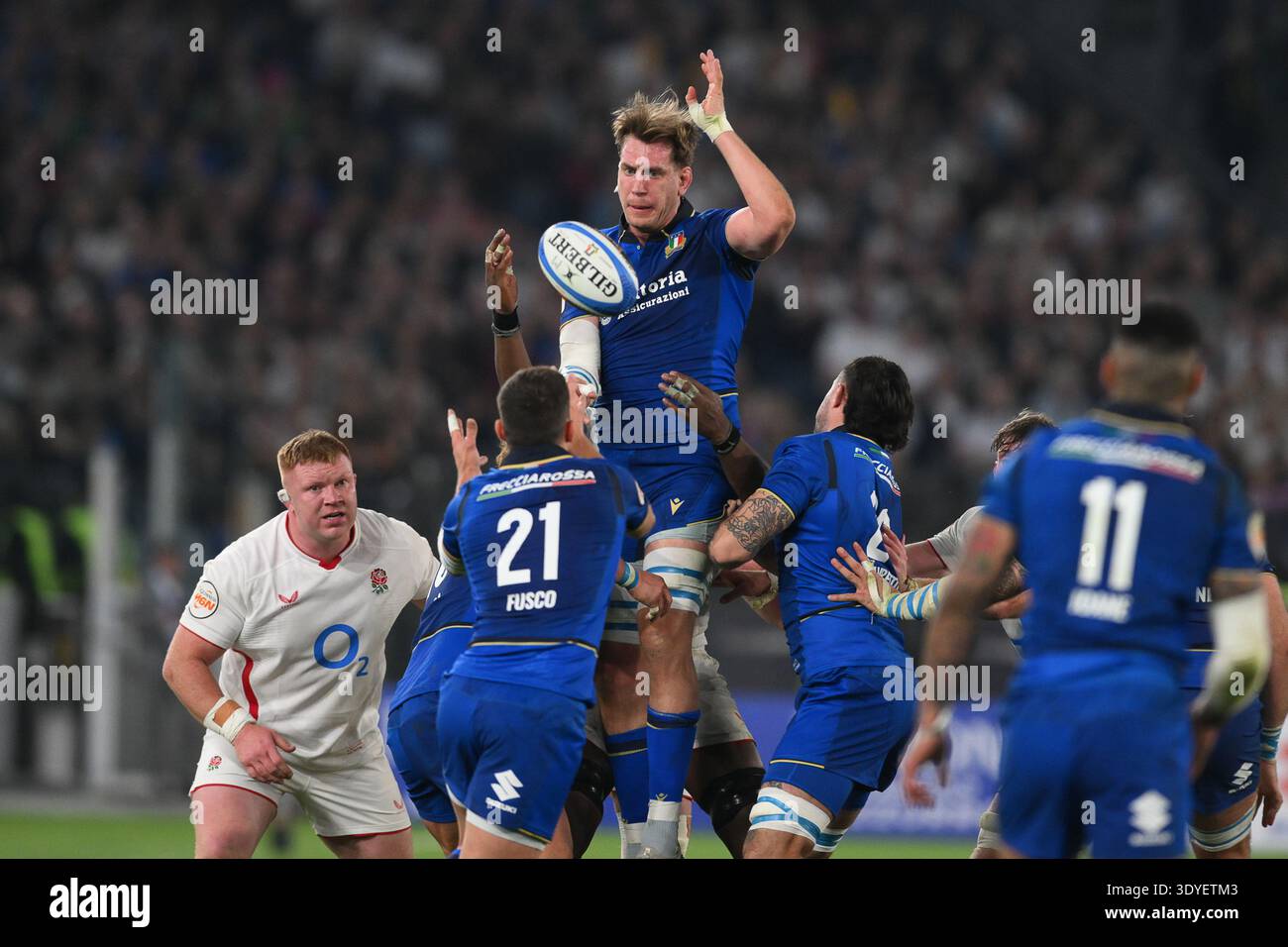 Federico Ruzza Rugby 7th March 2026, Stadio Olimpico, Rome, Italy; Six Nations Rugby; Italy ...