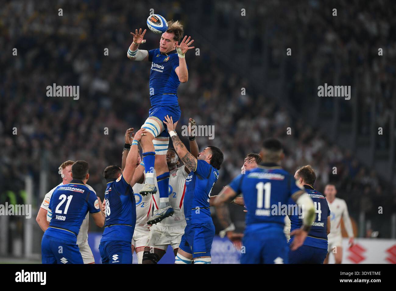 Federico Ruzza Rugby 7th March 2026, Stadio Olimpico, Rome, Italy; Six Nations Rugby; Italy ...