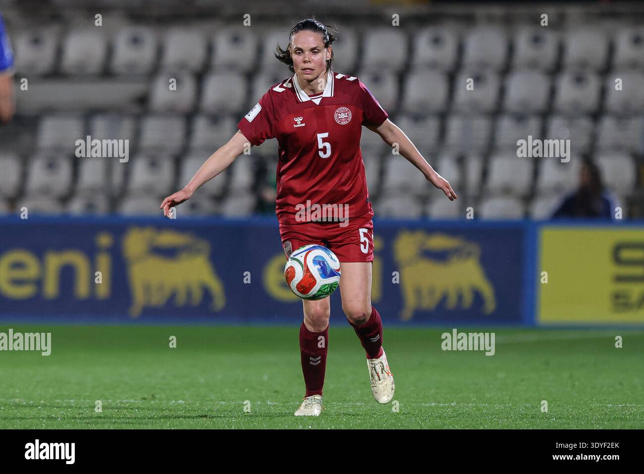 Simone Romeo Vicenza, Italy. 07th Mar, 2026. Simone Boye Sorensen (5) of Denmark ...