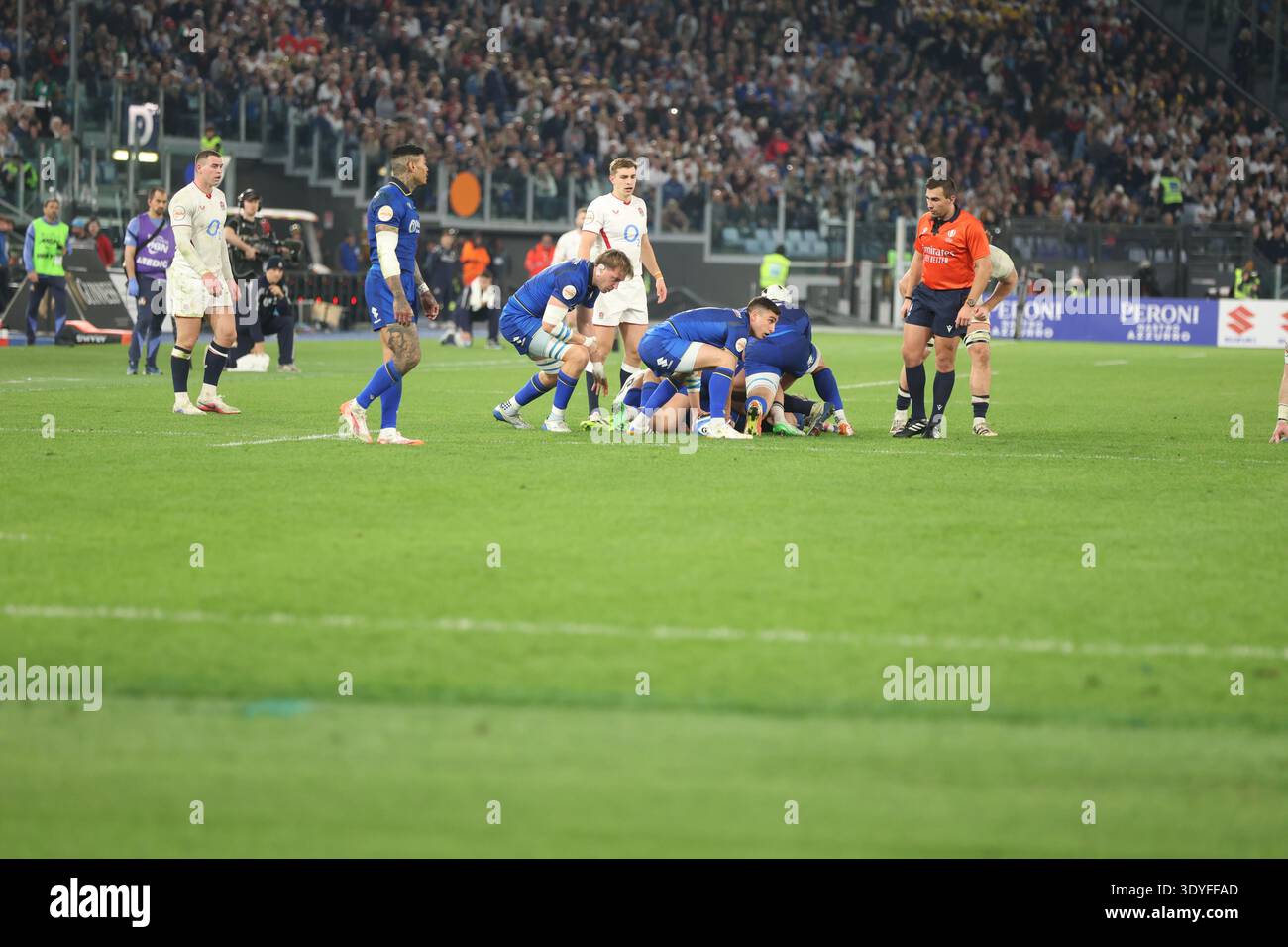 ROME 7 MARCH 2026 RUGBY VI NATIONS 2026 ITALY - ENGLAND At Stadio ...
