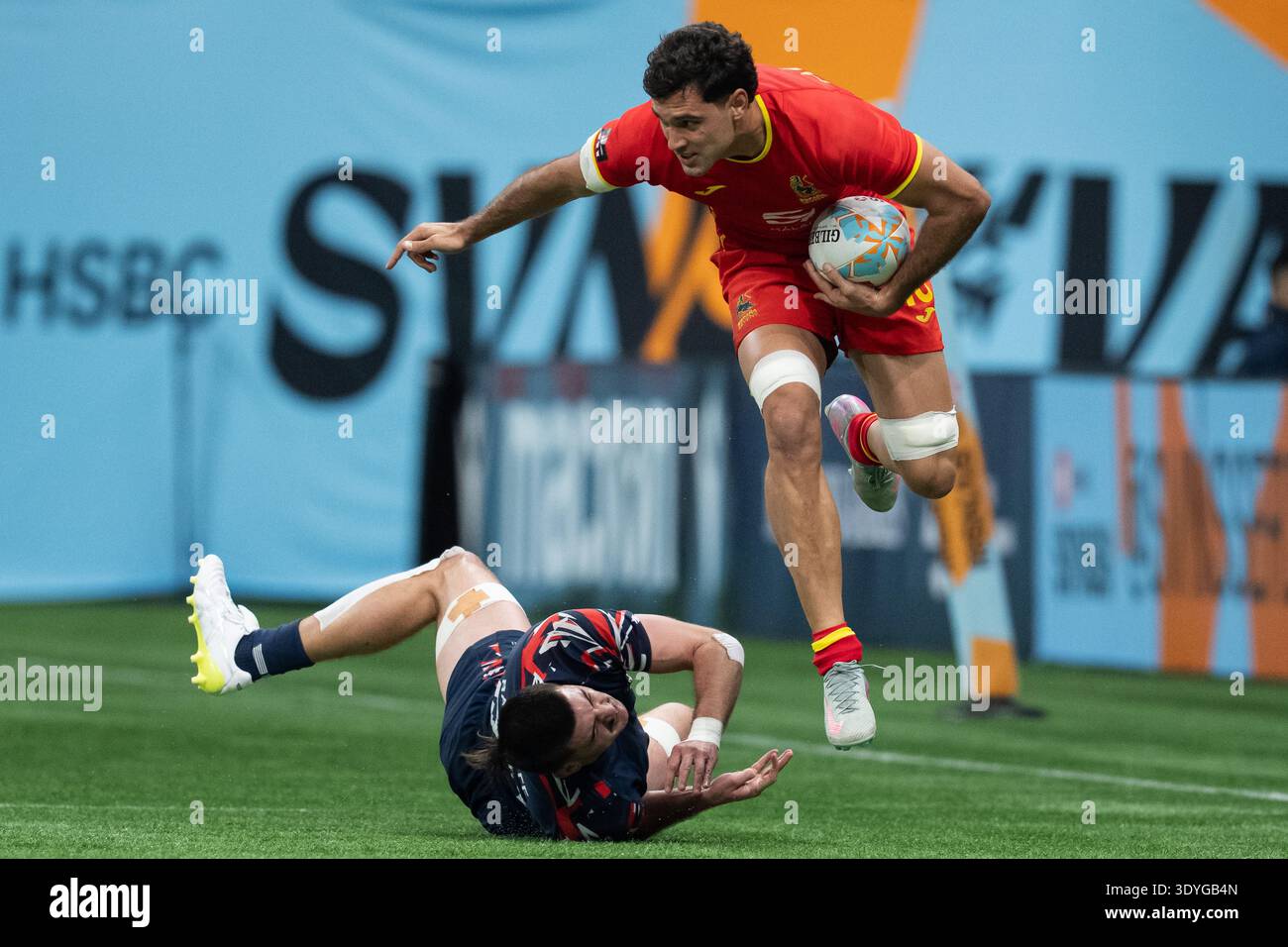 Joshua Radcliffe Rbc Spain's Manu Moreno (right) escapes Great Britain's Joshua Radcliffe ...