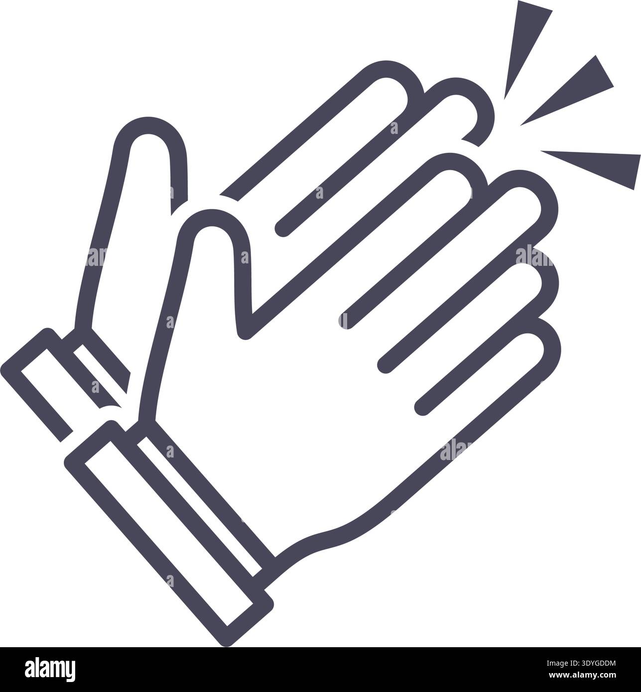 clapping hand icon vector design templates simple and modern concept ...