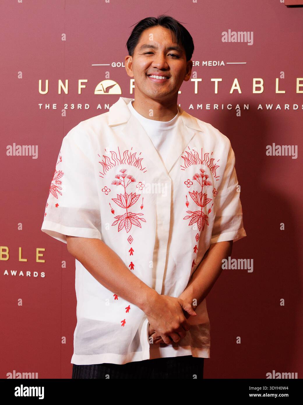 JR de Guzman arrives at 23rd Annual Unforgettable Awards at Fairmont ...