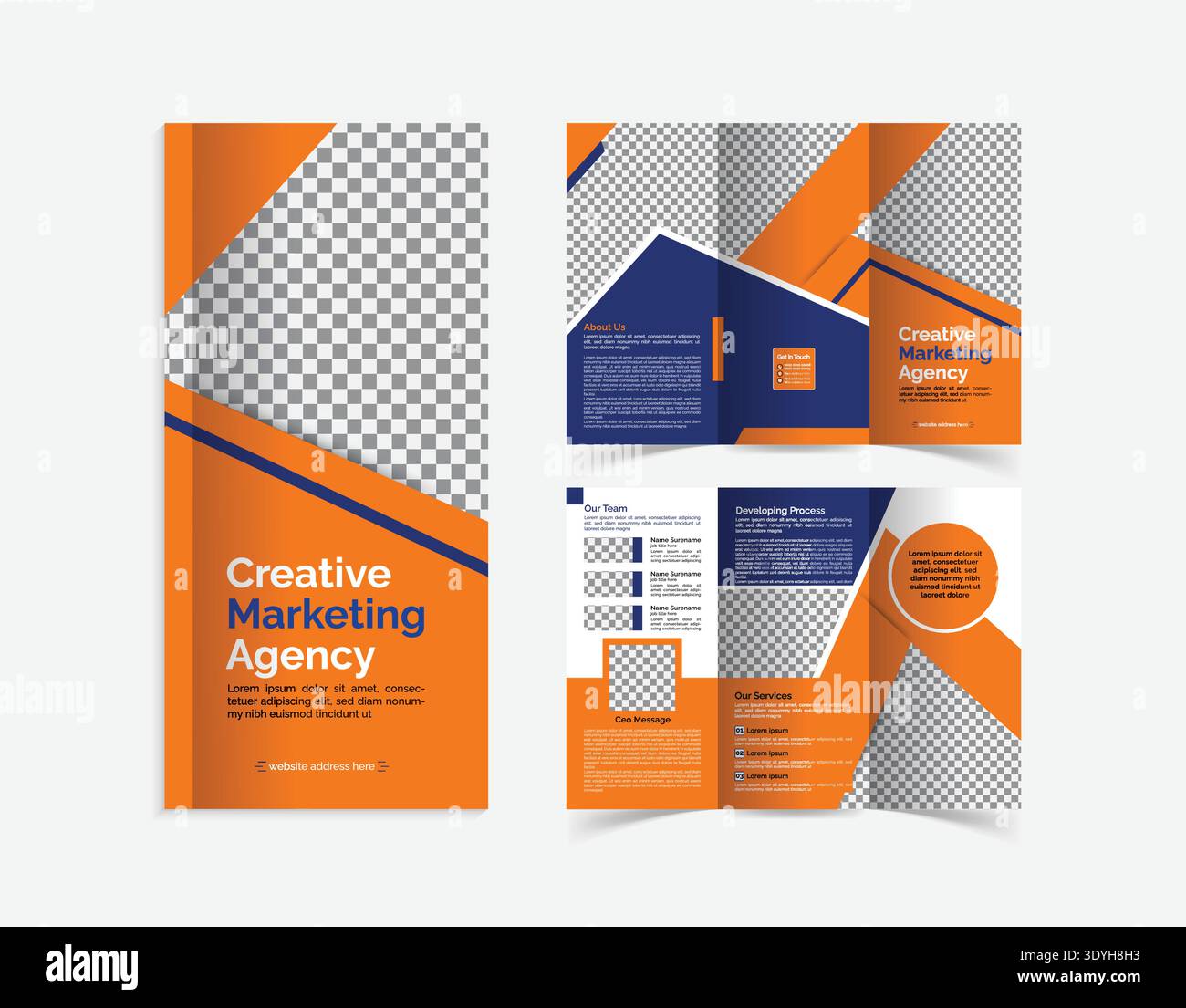 Business Brochure Template Stock Vector