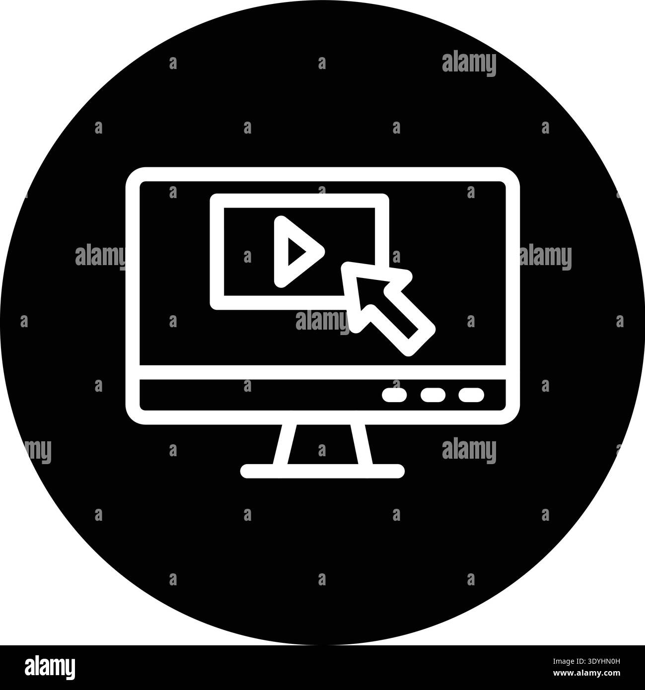Clickstream Vector Icon Design Illustration Stock Vector