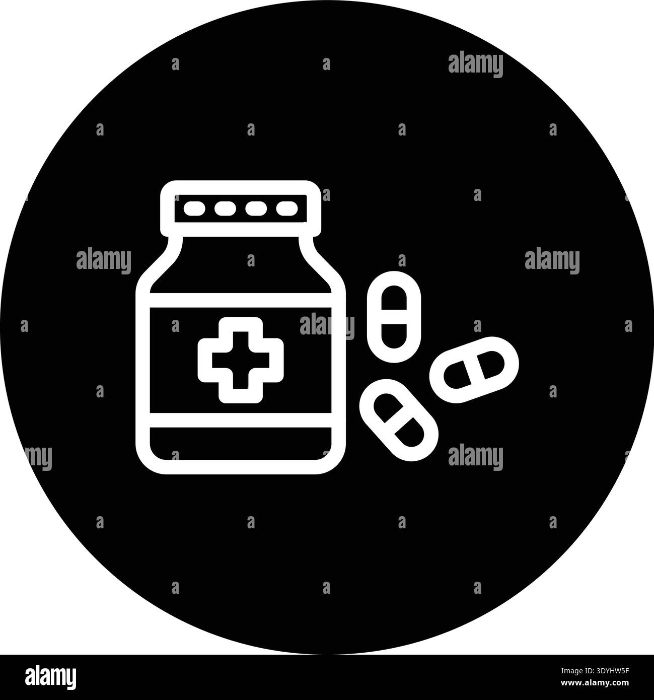 Sleeping Pills Vector Icon Design Illustration Stock Vector