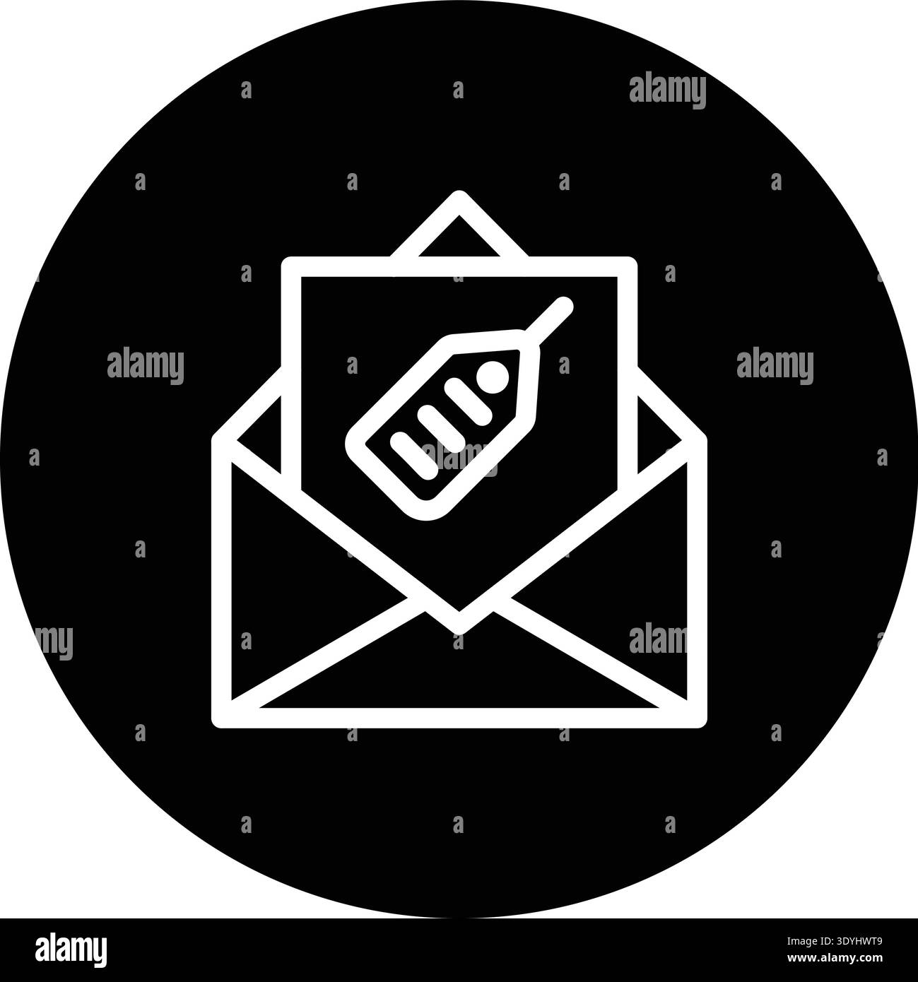 Tagged Vector Icon Design Illustration Stock Vector